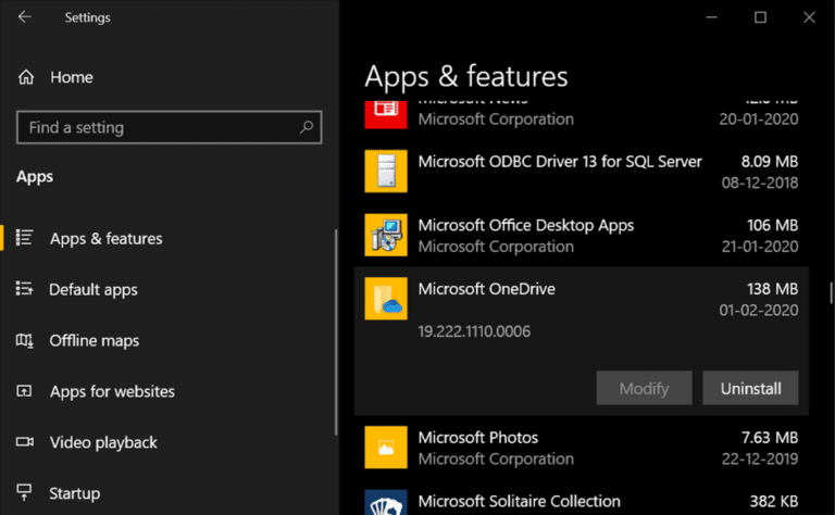 كيفية تثبيت أو إلغاء تثبيت OneDrive في Windows 10 - %categories