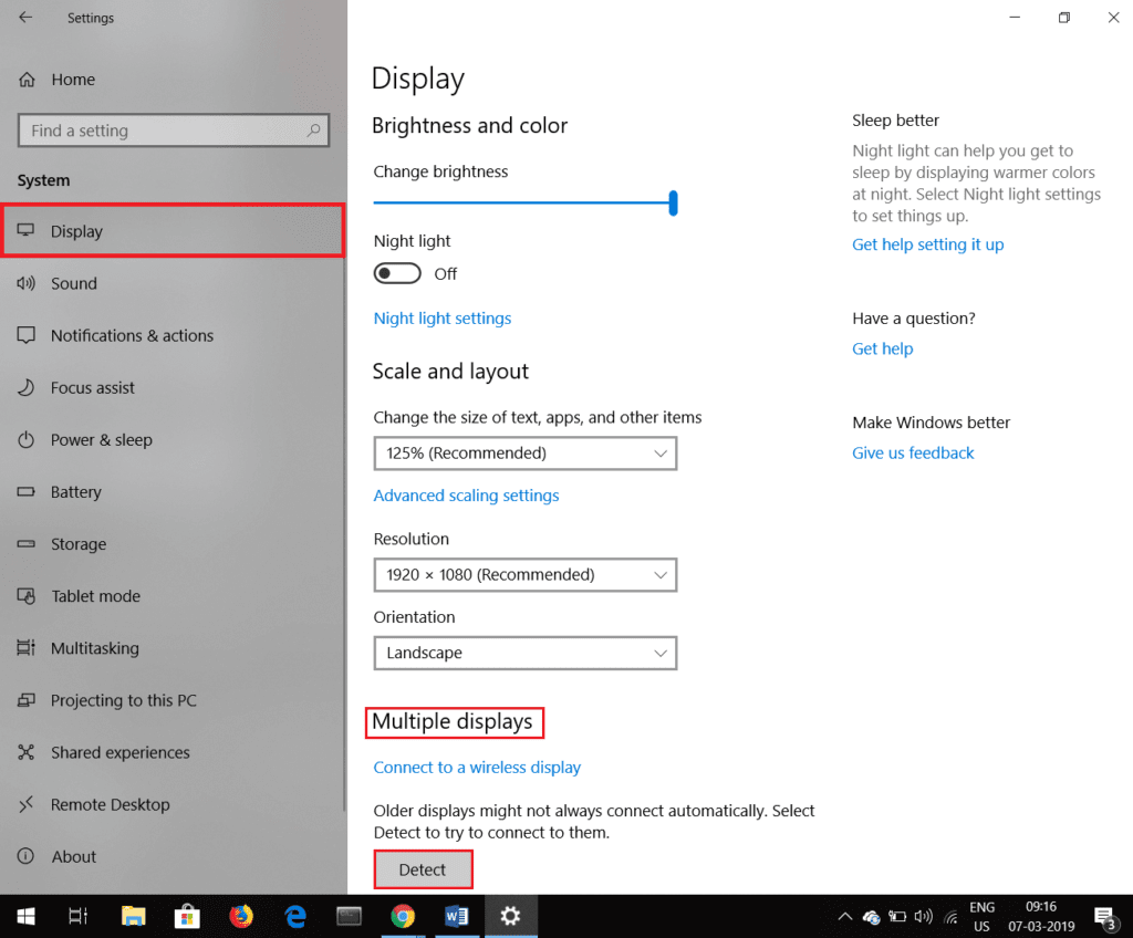 Screenshot-1141-1-1024x848-1 إصلاح الشاشة الثانية لم يتم الكشف عنها في Windows 10