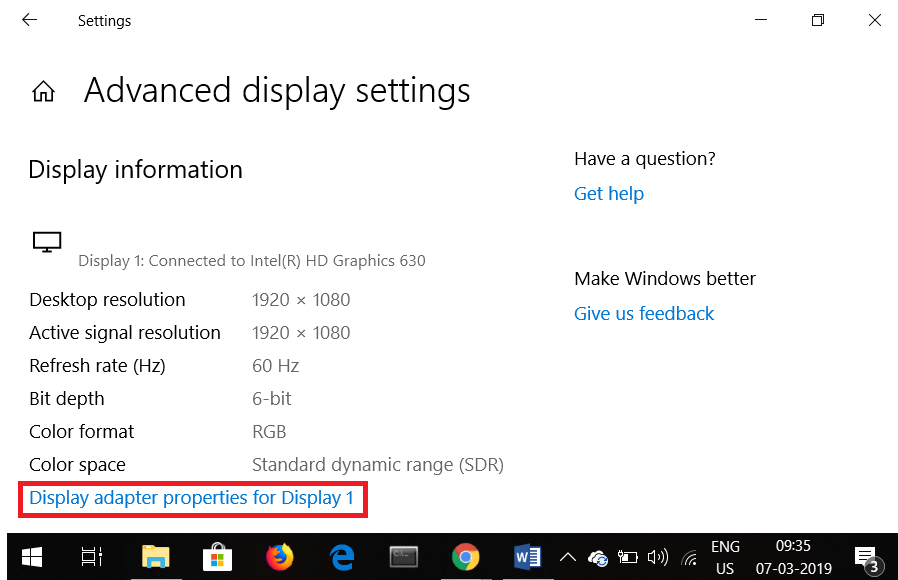Screenshot-129 إصلاح الشاشة الثانية لم يتم الكشف عنها في Windows 10