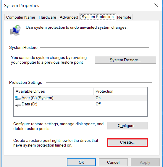 Screenshot-59-1 كيفية استخدام استعادة النظام على Windows 10