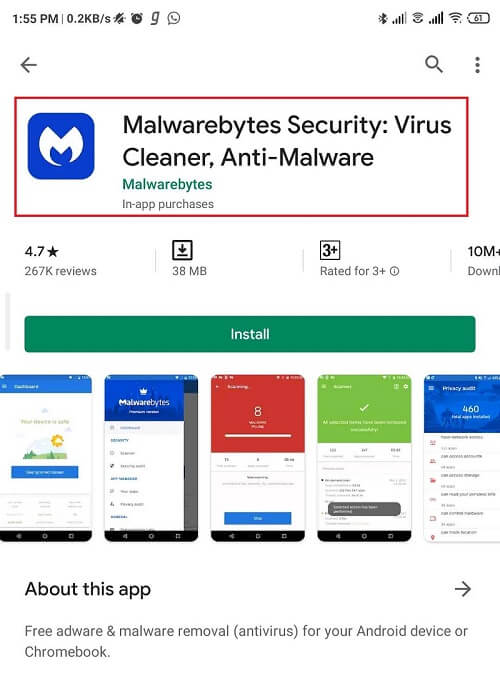 Screenshot_2020-02-18-13-55-56-865_com.android.vending إصلاح النظام الخاص بك تضرر بشدة من قبل أربعة فيروسات