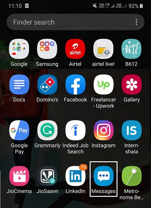 Screenshot_20200206-111014_One-UI-Home حظر الرسائل النصية من رقم معين على Android
