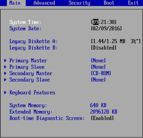 Set-Correct-System-Time-in-BIOS الإصلاح خطأ لا يوجد جهاز قابل للتشغيل على Windows 10