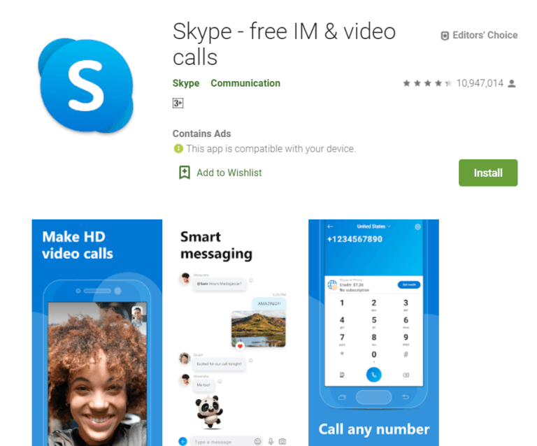 Skype-1-768x638-2 أفضل 7 بدائل FaceTime لـ Android