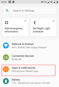 Under-Settings-tap-on-Apps-notifications-205x300-1 إصلاح النظام الخاص بك تضرر بشدة من قبل أربعة فيروسات