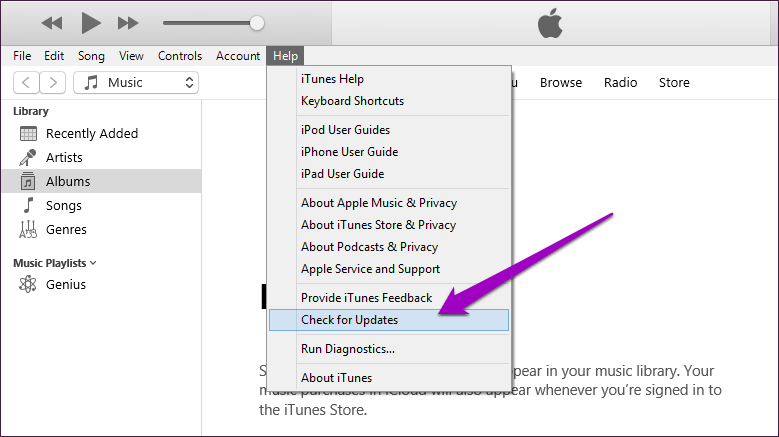 how do you update itunes on windows