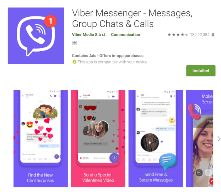 Viber-1-768x666-2 أفضل 7 بدائل FaceTime لـ Android