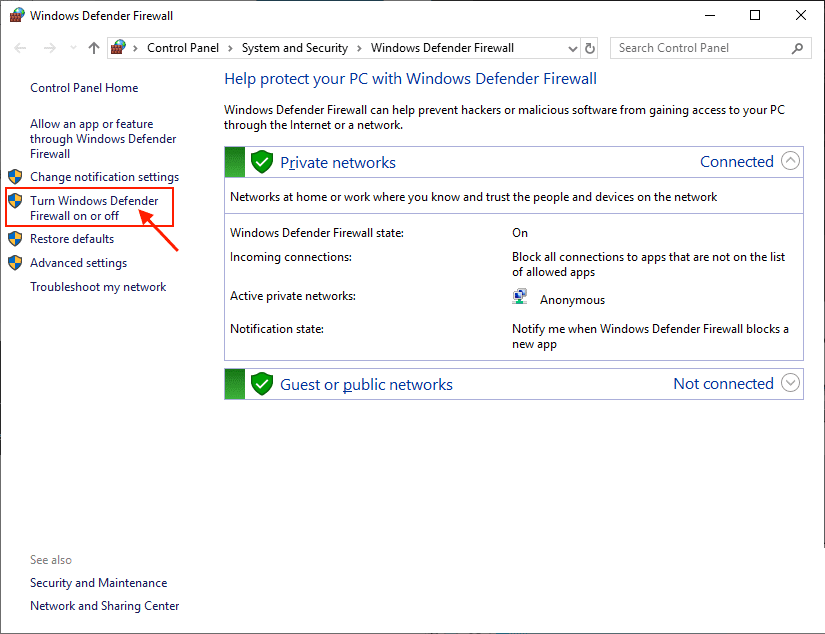 إصلاح: Windows Update رمز الخطأ: 0x800f0922 - %categories