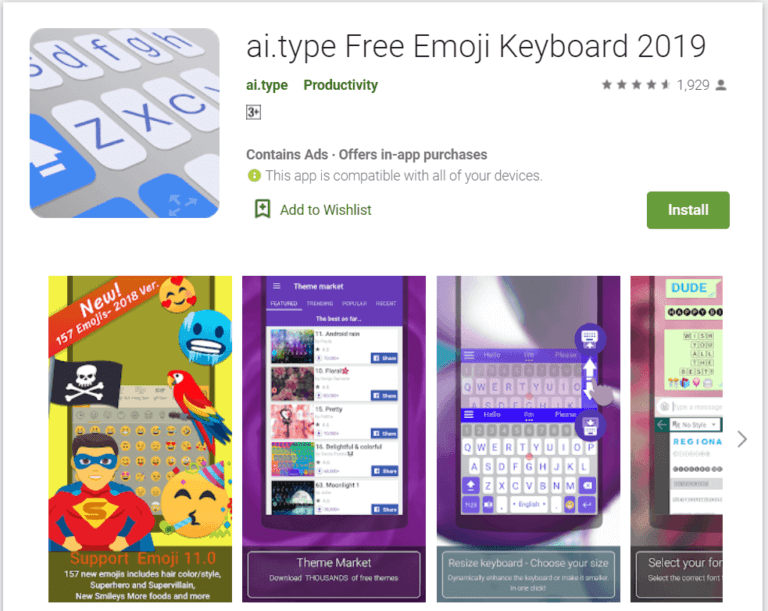 ai-type-keyboard-768x611-1 أفضل 10 تطبيقات لوحة مفاتيح Android لعام 2021