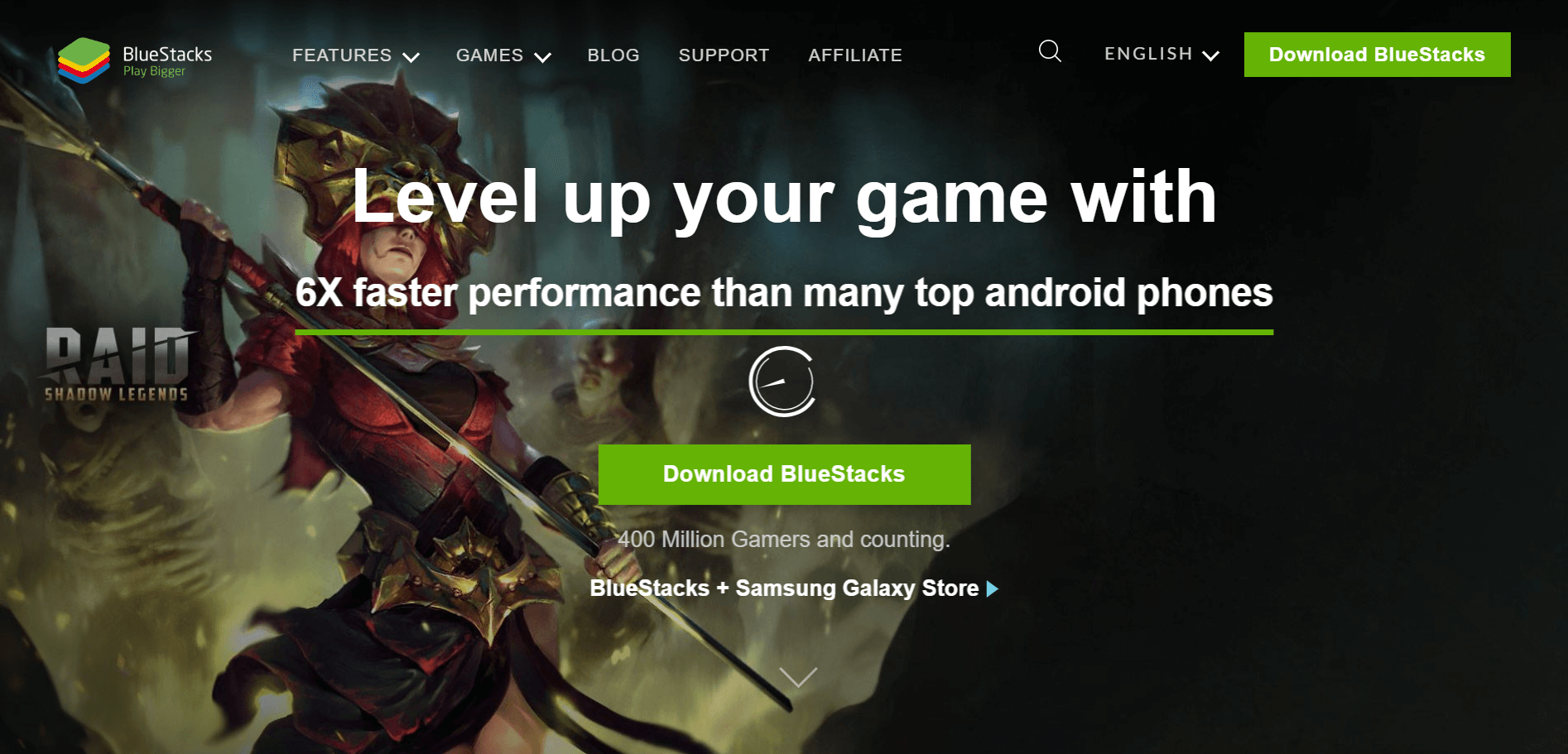 bluestacks أفضل 10 برامج محاكاة أندرويد لنظامي التشغيل Windows و Mac