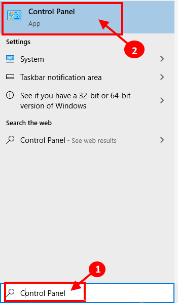 control_search كيفية تغيير الحساب الإداري administrator الموجود بالفعل في Windows 10