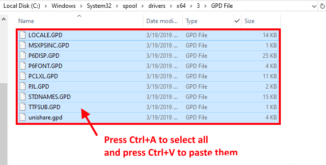 copy-paste إصلاح: خطأ PCL XL في Windows 10