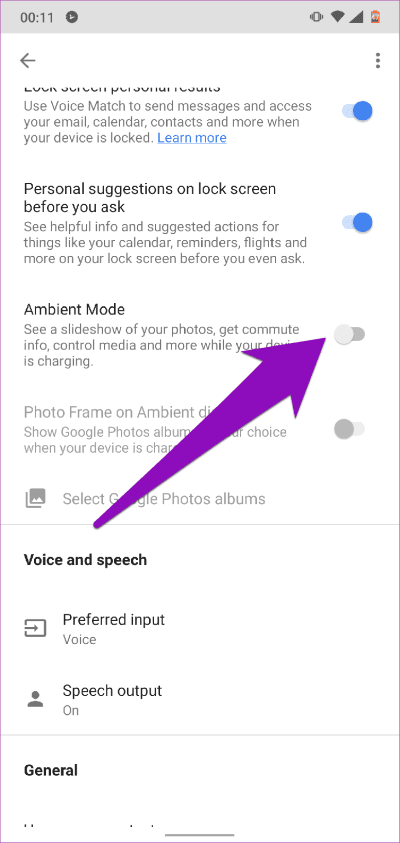 enable-google-assistant-ambient-mode-06_4d470f76dc99e18ad75087b1b8410ea9 كيفية تمكين وإيقاف وضع Google Assis­tant Ambi­ent