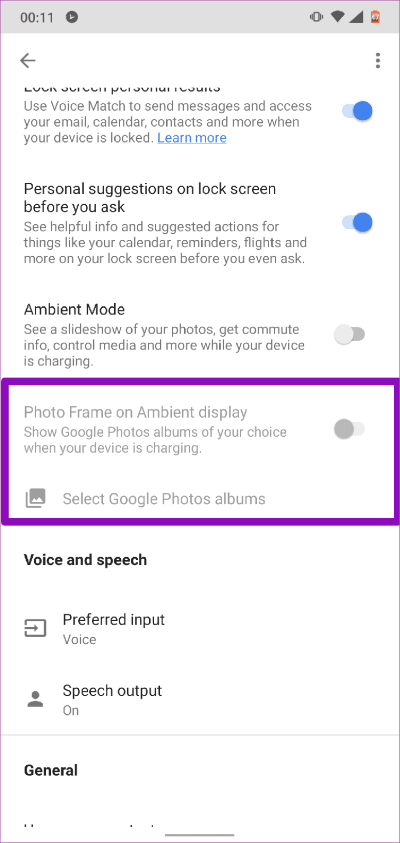 كيفية تمكين وإيقاف وضع Google Assis­tant Ambi­ent - %categories