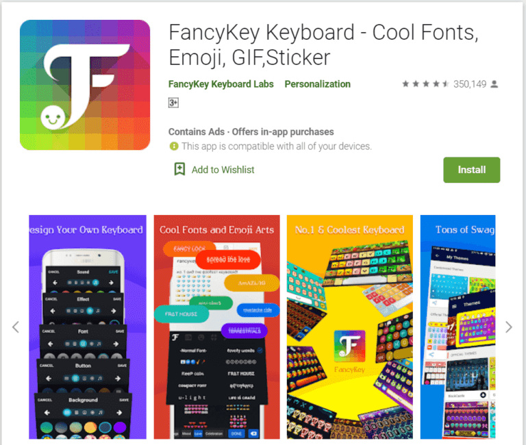 fancykey-768x650-1 أفضل 10 تطبيقات لوحة مفاتيح Android لعام 2021