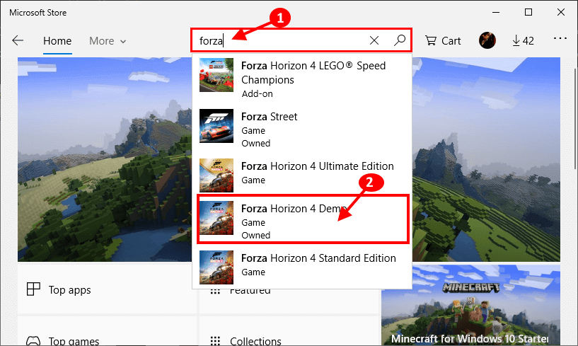 forza إصلاح: خيار "التثبيت" باللون الرمادي على بعض الألعاب في متجر Microsoft
