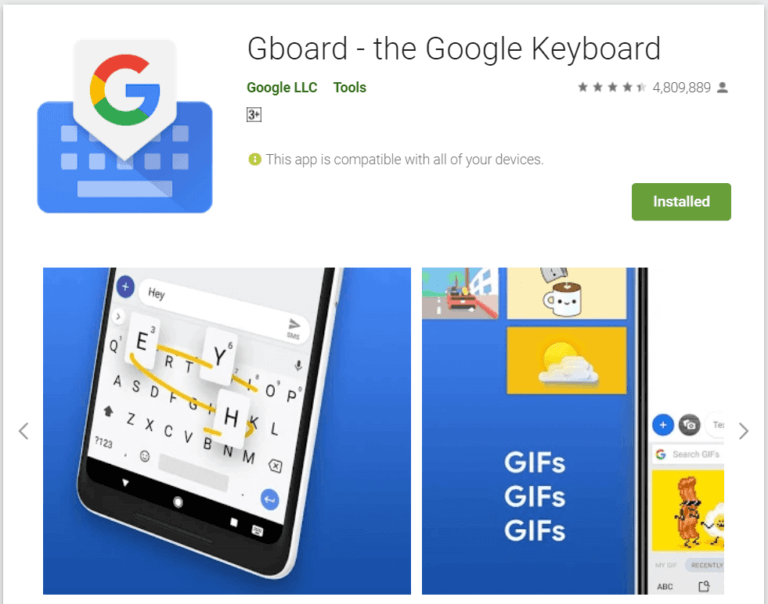 gboard-768x604-1 أفضل 10 تطبيقات لوحة مفاتيح Android لعام 2021