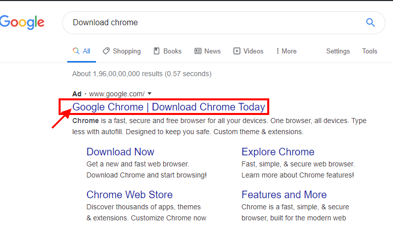 إصلاح: فشل تثبيت Chrome - فشل تثبيت Google Chrome في بدء على Windows 10 - %categories