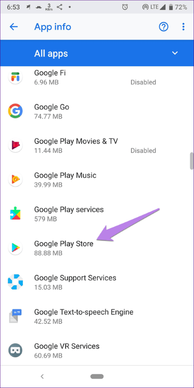 google-play-store-white-srceen-9_40dd5eab97016030a3870d712fd9ef0f أفضل 13 طريقة لإصلاح مشكلة شاشة متجر Google Play فارغة