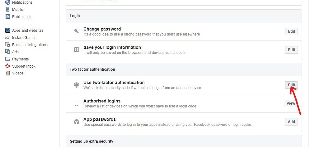 image14 كيف تجعل حسابك Facebook أكثر أمانًا؟