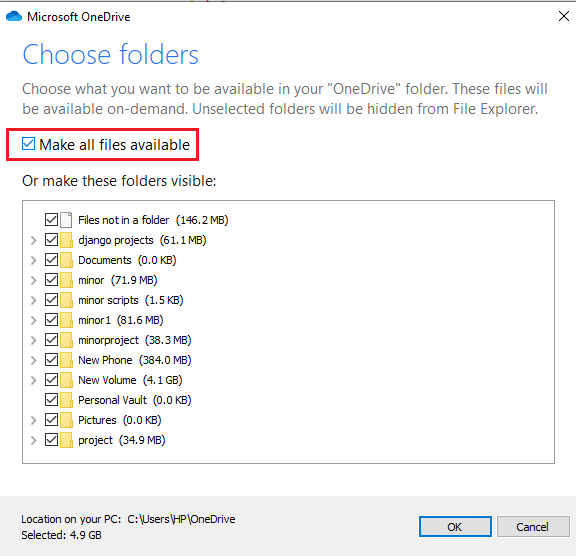 image16 إصلاح مشاكل مزامنة OneDrive على Windows 10
