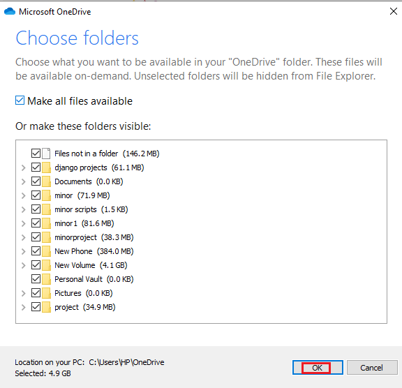 image17 إصلاح مشاكل مزامنة OneDrive على Windows 10