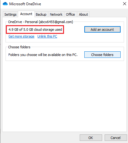 image18 إصلاح مشاكل مزامنة OneDrive على Windows 10
