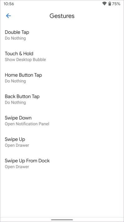 lawnchair-gestures-2_935adec67b324b146ff212ec4c69054f أفضل  5 Launch­ers لانشر أندرويد بدعم الإيماءات