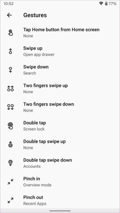 microsoft-gestures-2_935adec67b324b146ff212ec4c69054f أفضل  5 Launch­ers لانشر أندرويد بدعم الإيماءات
