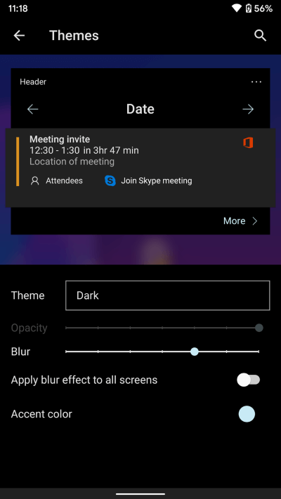 microsoft-theme_935adec67b324b146ff212ec4c69054f أفضل 5 Launch­ers لينشر للـ Android مع دعم السمة
