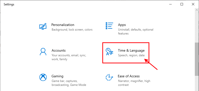 settings-e1581688010813 إصلاح: Caps Lock عالق في Windows 10