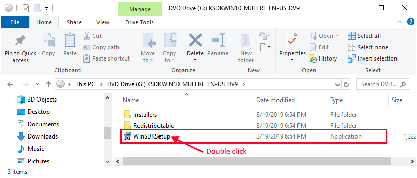 winSDKSetup كيفية قراءة ملفات تفريغ الذاكرة في Windows 10