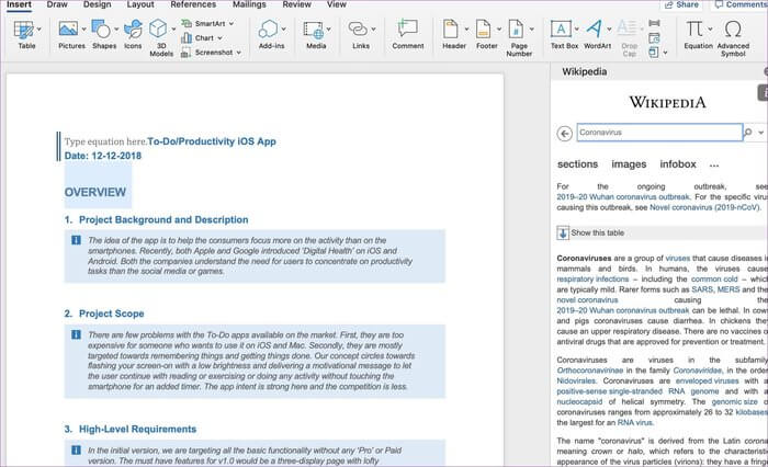 word-wiki_935adec67b324b146ff212ec4c69054f كيفية إضافة الأحرف الخاصة في Microsoft Word وخدع أخرى