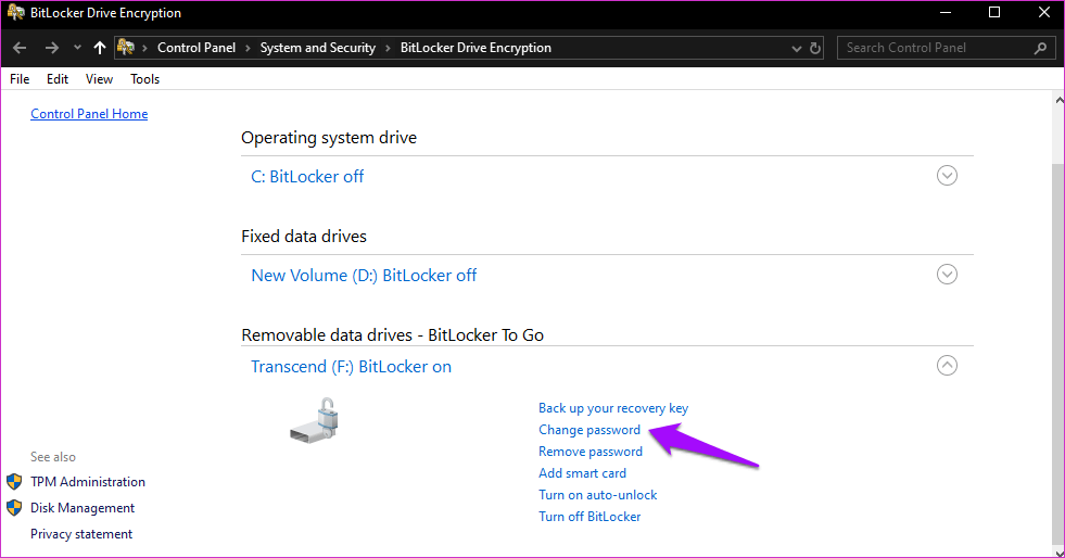 Change-BitLocker-Password-in-Windows-10-4_4d470f76dc99e18ad75087b1b8410ea9 كيفية تغيير كلمة مرور BitLocker في Windows 10