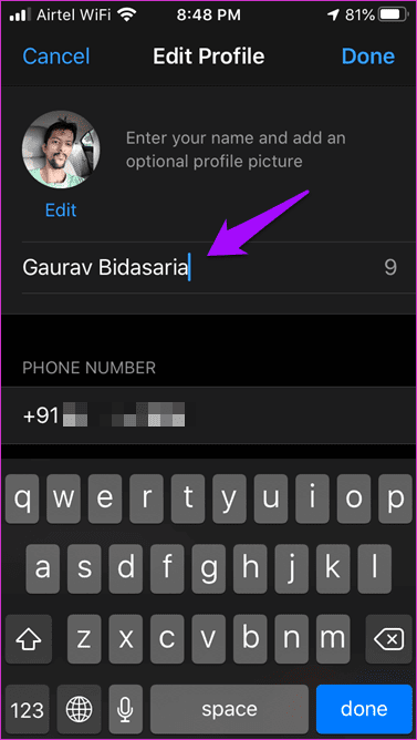 Find-My-WhatApp-Number-and-Username-on-Android-and-iOS-3_4d470f76dc99e18ad75087b1b8410ea9 كيفية العثور على رقم WhatsApp الخاص بي واسم المستخدم على Android و iOS