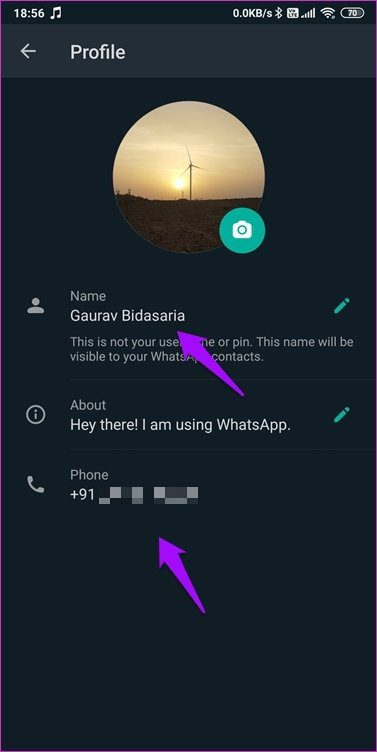 كيفية العثور على رقم WhatsApp الخاص بي واسم المستخدم على Android و iOS - %categories