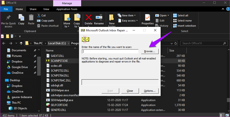 Fix-Cannot-Expand-Folder-Error-in-Outlook-17_4d470f76dc99e18ad75087b1b8410ea9 أفضل 6 طرق لإصلاح خطأ لا يمكن توسيع المجلد في Outlook