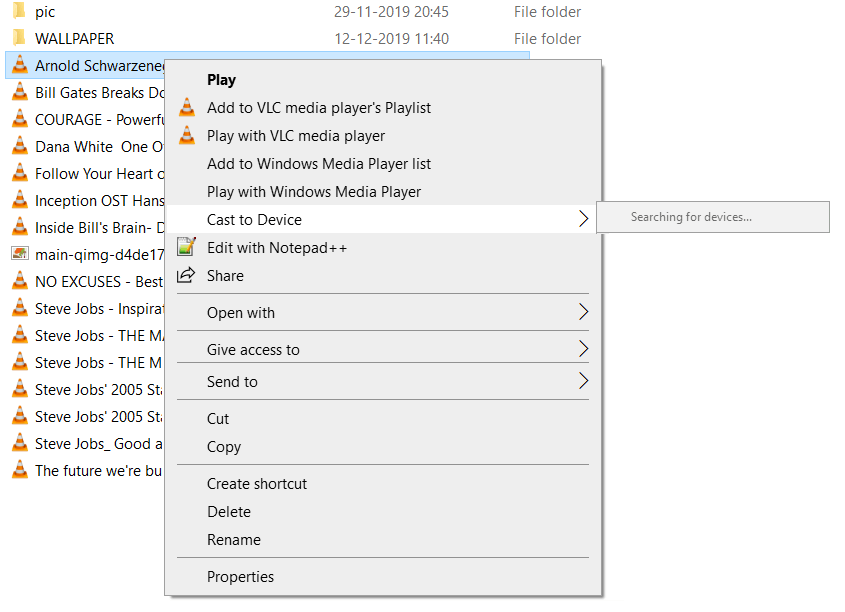 إصلاح Cast to Device لا يعمل في Windows 10 - %categories