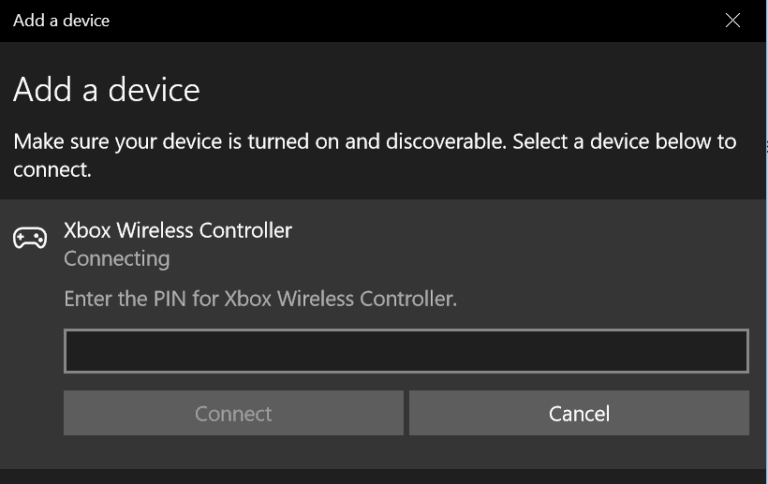 Fix-Wireless-Xbox-One-controller-requires-a-PIN-for-Windows-10-768x484-1 إصلاح تتطلب وحدة التحكم Xbox One اللاسلكية رقم PIN على Windows 10
