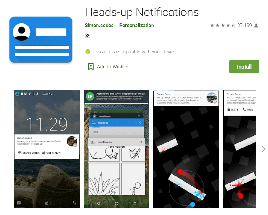 Heads-up-Notifications أفضل 10 تطبيقات للإشعارات لـ Android (2025)