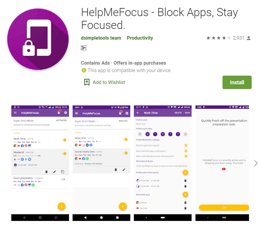 HelpMeFocus أفضل 10 تطبيقات للإشعارات لـ Android (2025)