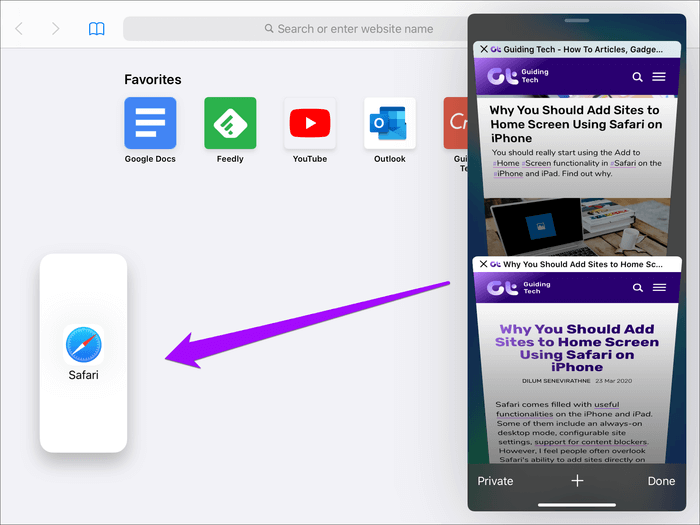 كيفية استخدام نوافذ متعددة Safari في iPadOS - %categories