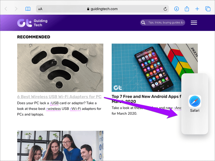 Ipados-Safari-Multiple-Windows-6_935adec67b324b146ff212ec4c69054f كيفية استخدام نوافذ متعددة Safari في iPadOS