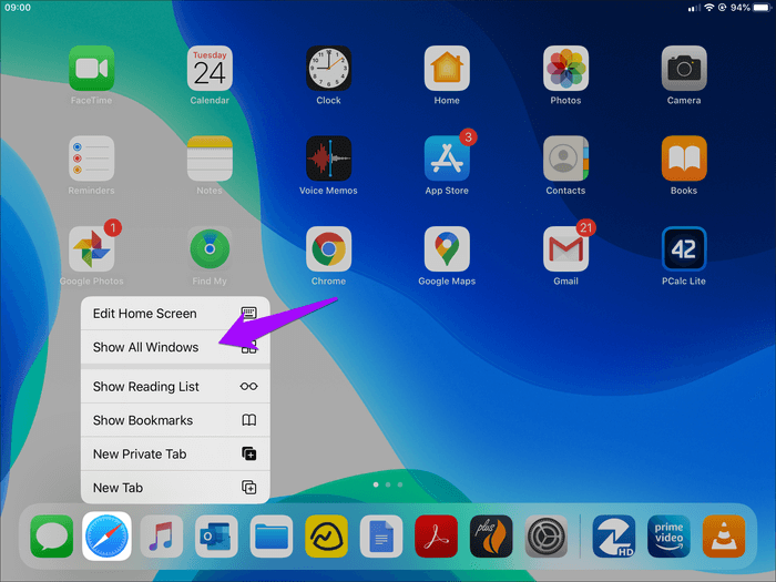 Ipados-Safari-Multiple-Windows-7_935adec67b324b146ff212ec4c69054f كيفية استخدام نوافذ متعددة Safari في iPadOS