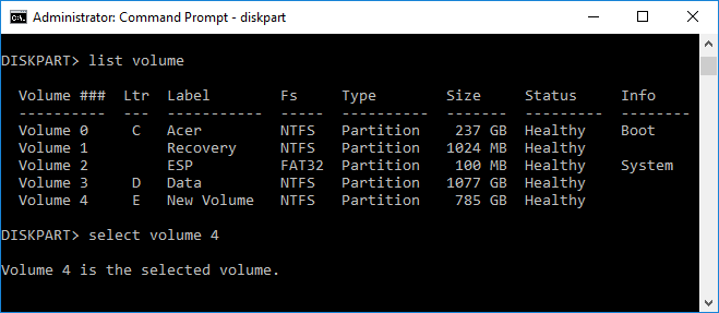 Note-down-the-volume-number-of-the-drive-letter-you-want-to-delete 6 طرق لإصلاح مشكلة إخراج جهاز تخزين USB كبير السعة
