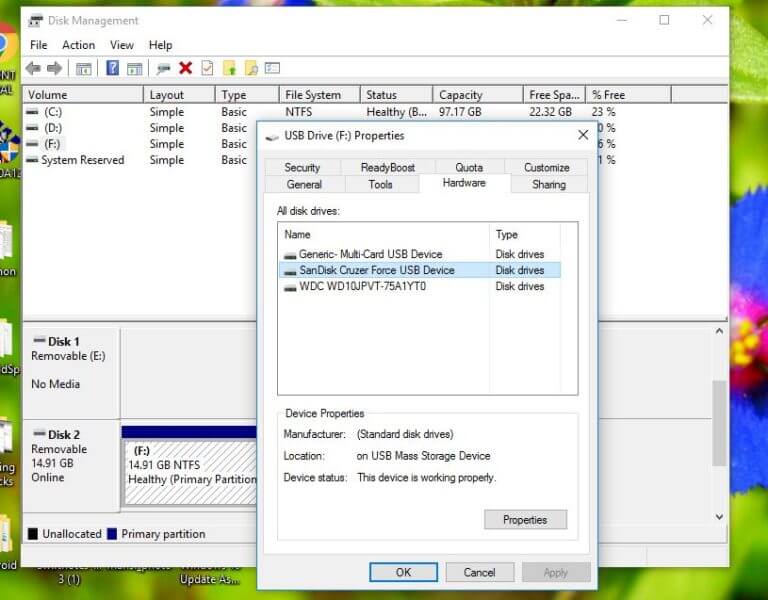 Now-on-the-right-hand-side-you-will-see-different-options-go-under-the-hardware-option-and-choose-the-USB-device-and-click-on-the-policies-present-down-there.-2-768x6-1 6 طرق لإصلاح مشكلة إخراج جهاز تخزين USB كبير السعة