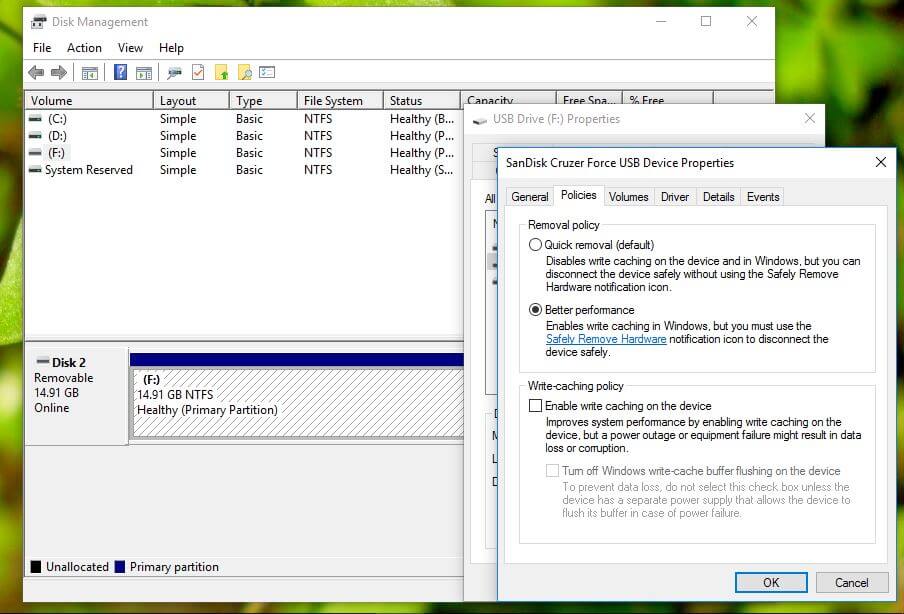 Now-on-the-right-hand-side-you-will-see-different-options-go-under-the-hardware-option-and-choose-the-USB-device-and-click-on-the-policies-present-down-there. 6 طرق لإصلاح مشكلة إخراج جهاز تخزين USB كبير السعة