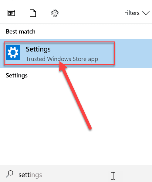 Search-for-Settings-in-Windows-Start-Menu إرسال رسائل نصية من جهاز الكمبيوتر باستخدام هاتف Android