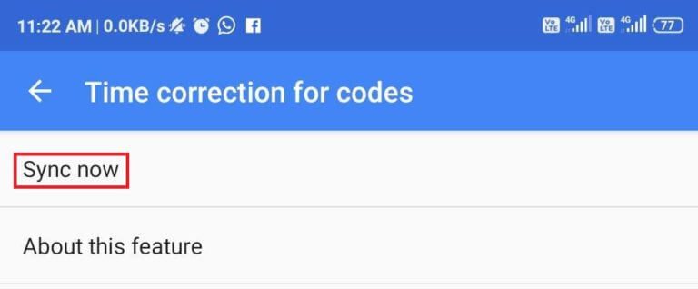 Under-Time-correction-for-codes-click-on-“Sync-now”-option.-768x318-1 إصلاح مصادقة Uplay Google لا تعمل