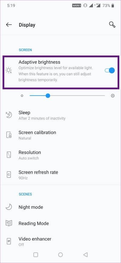 adaptive-brightness_4d470f76dc99e18ad75087b1b8410ea9 كيفية إصلاح ميزة Tap to Wake لا تعمل على أجهزة iPhone و OnePlus
